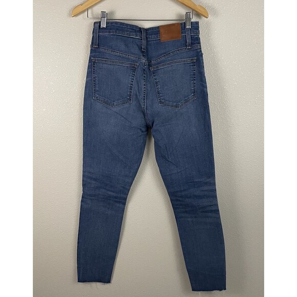 J Crew Womens 29 High Rise Curvy Toothpick Distressed Button Fly Jean - Picture 5 of 7